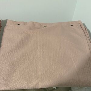 Jessica Simpson Pink Textured Shower Curtain